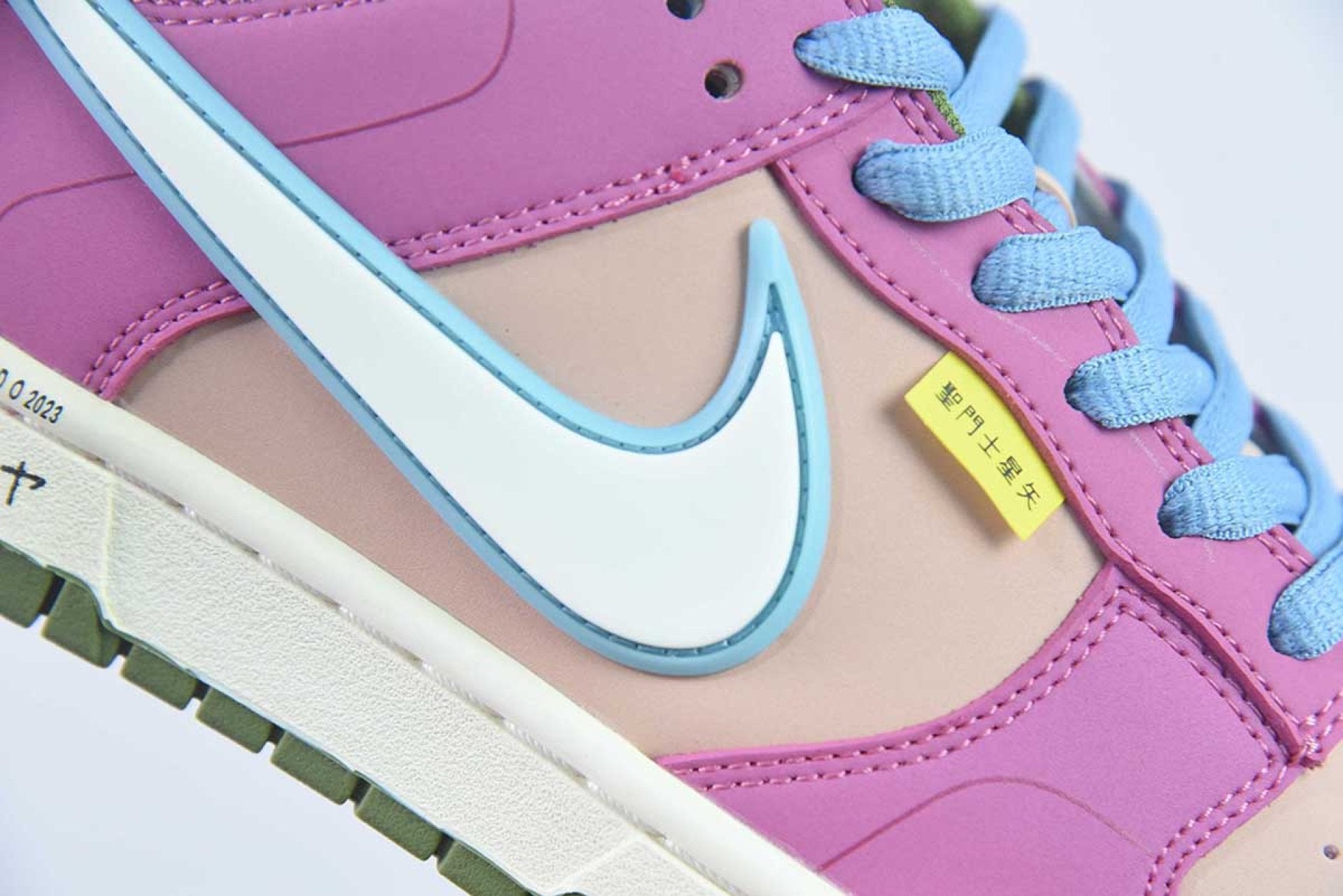 Saint Seiya x Nike Dunk Low Custom Purple Pink White