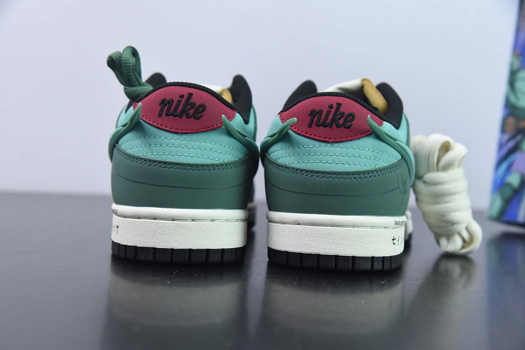 Saint Seiya x Nike Dunk Low Custom White Green