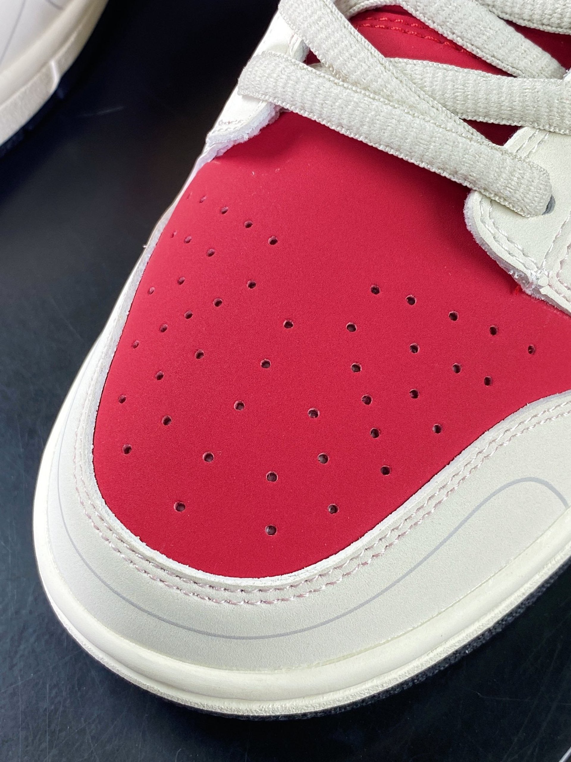 Saint Seiya x Nike Dunk Low Custom White Red Gold