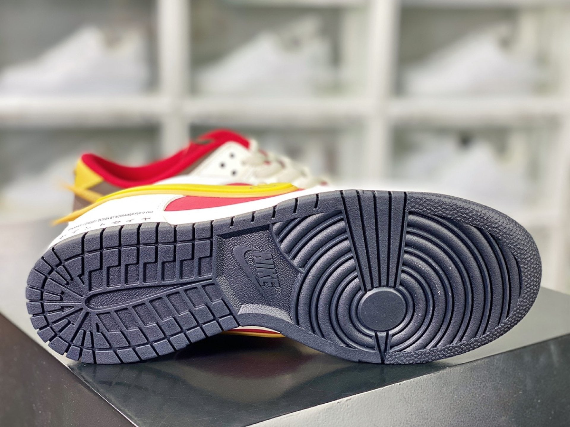 Saint Seiya x Nike Dunk Low Custom White Red Gold