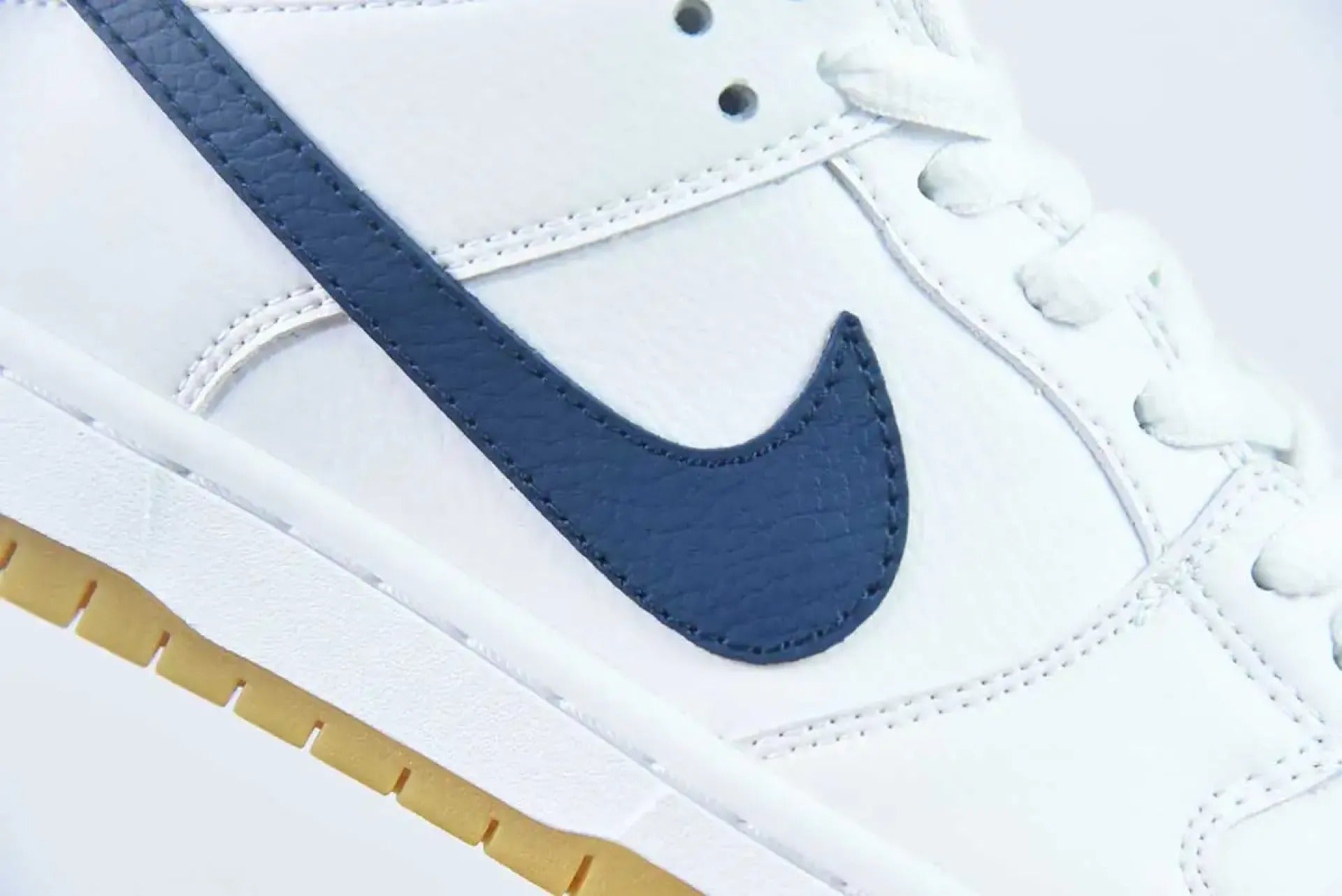 SB Dunk Low Orange Label White Navy