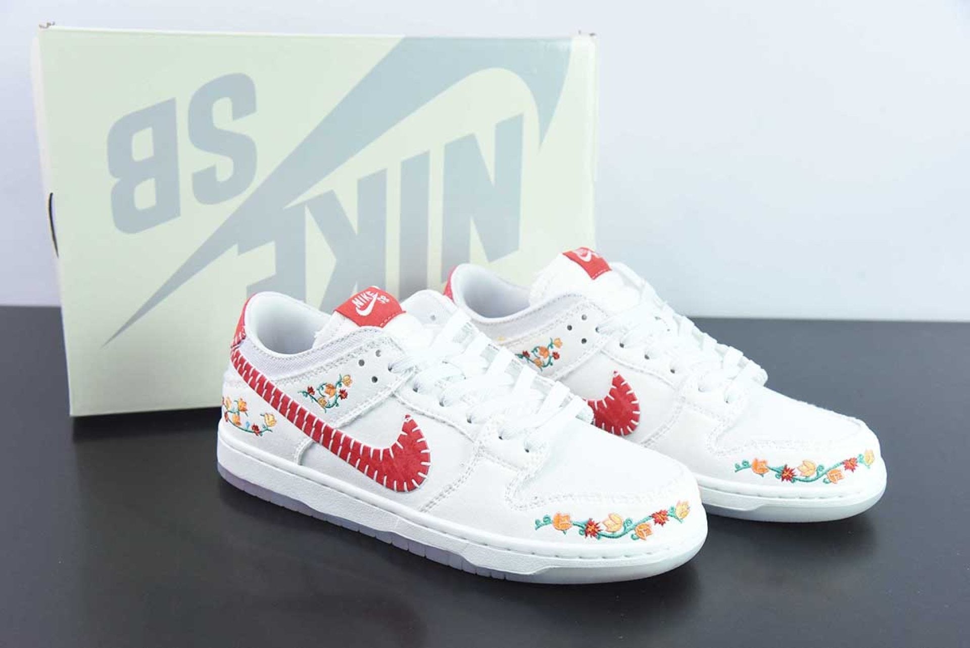 SB Dunk Low Decon N7 Opti Yellow University Red