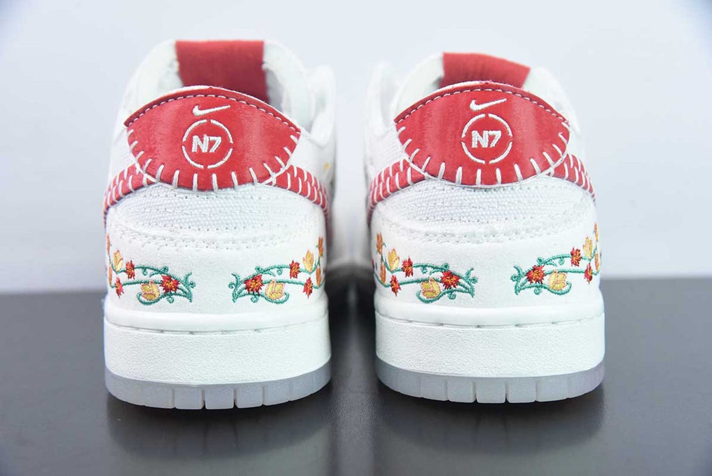 SB Dunk Low Decon N7 Opti Yellow University Red