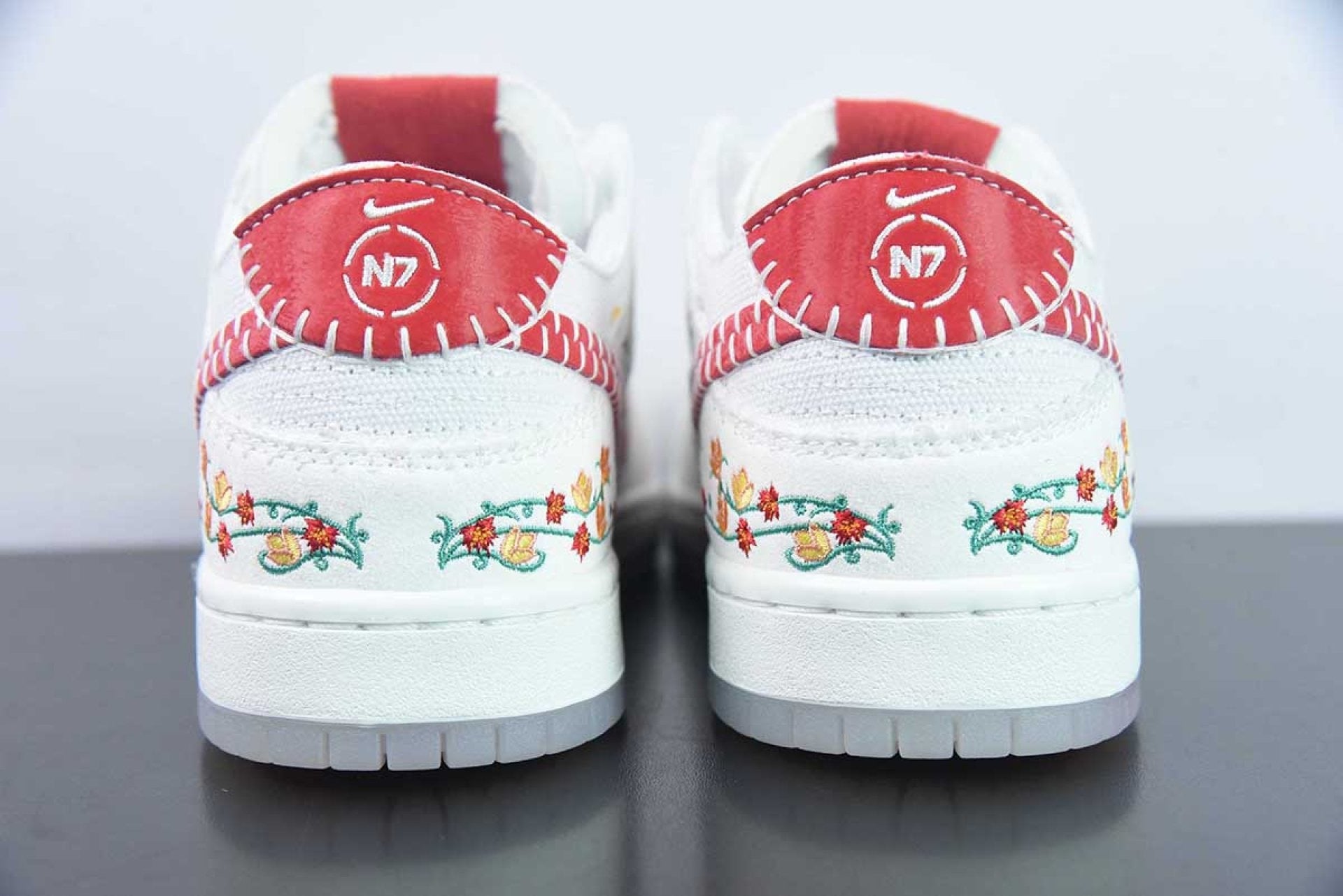 SB Dunk Low Decon N7 Opti Yellow University Red