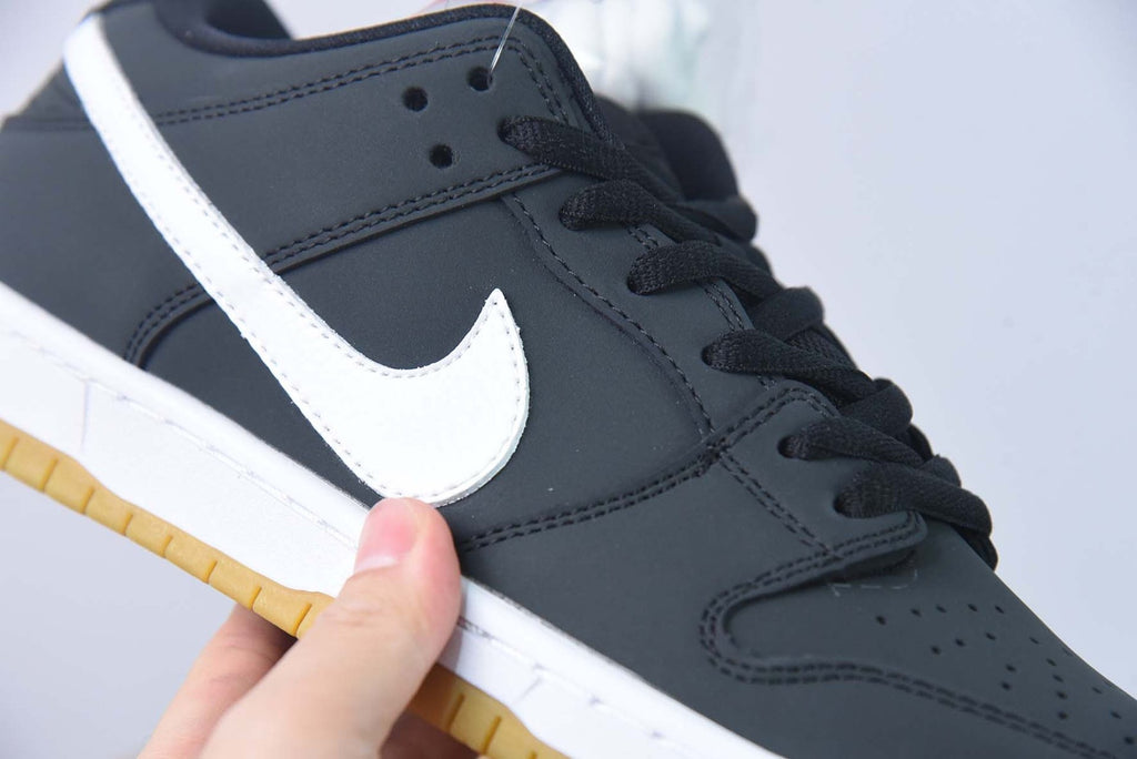 SB Dunk Low Orange Label Black White Gum