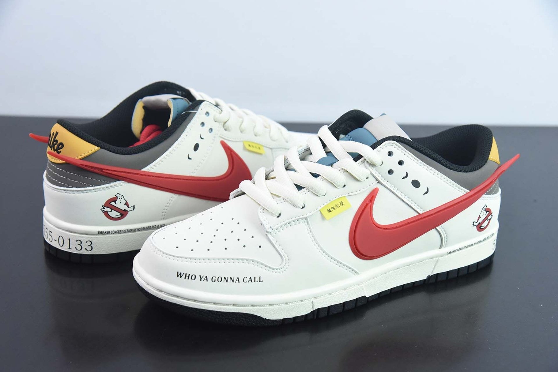 Ghostbusters x Nike Dunk Low Sail Red