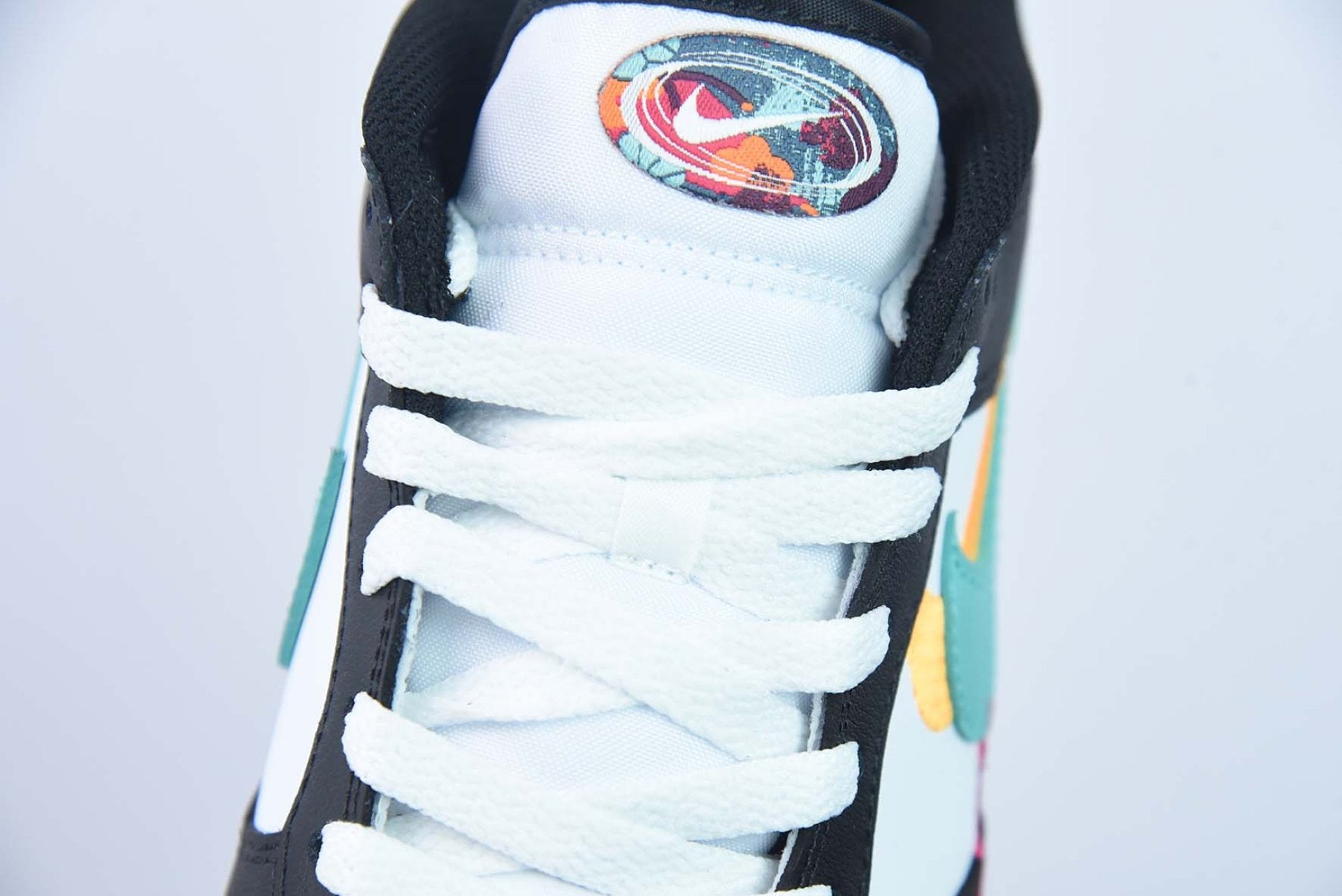 Dunk Low Multiple Swooshes White Washed Teal