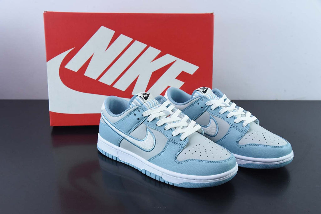Dunk Low Retro Fleece Swoosh Worn Blue