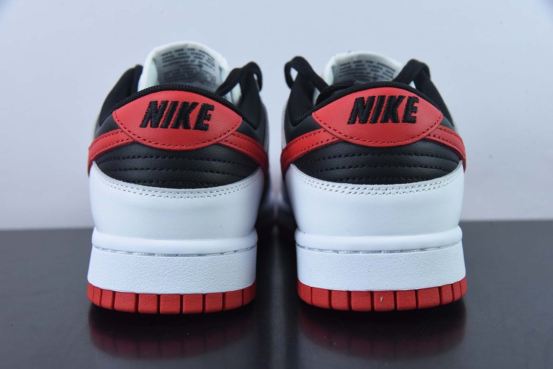 Dunk Low Retro White Black University Red