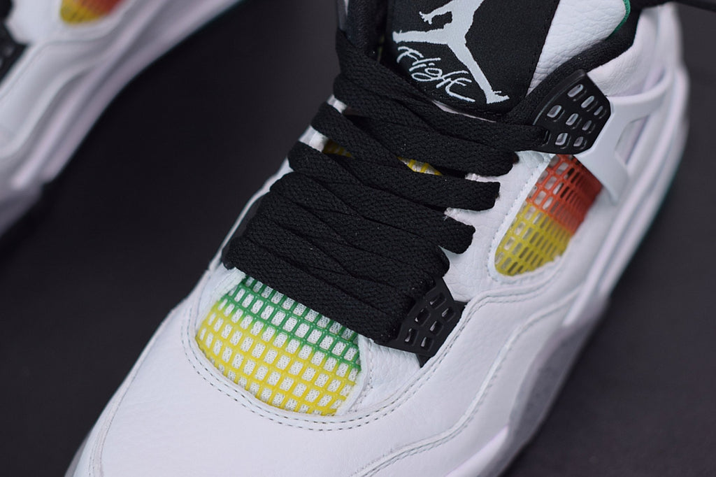 Air Jordan 4 Retro Lucid Green Rasta