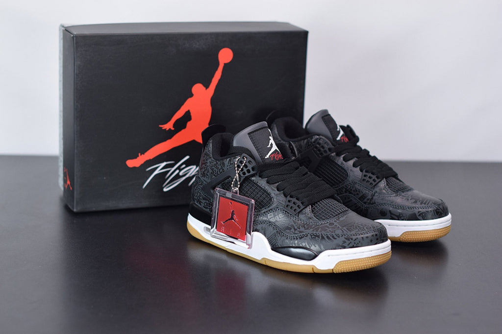 Air Jordan 4 Retro Laser Black Gum