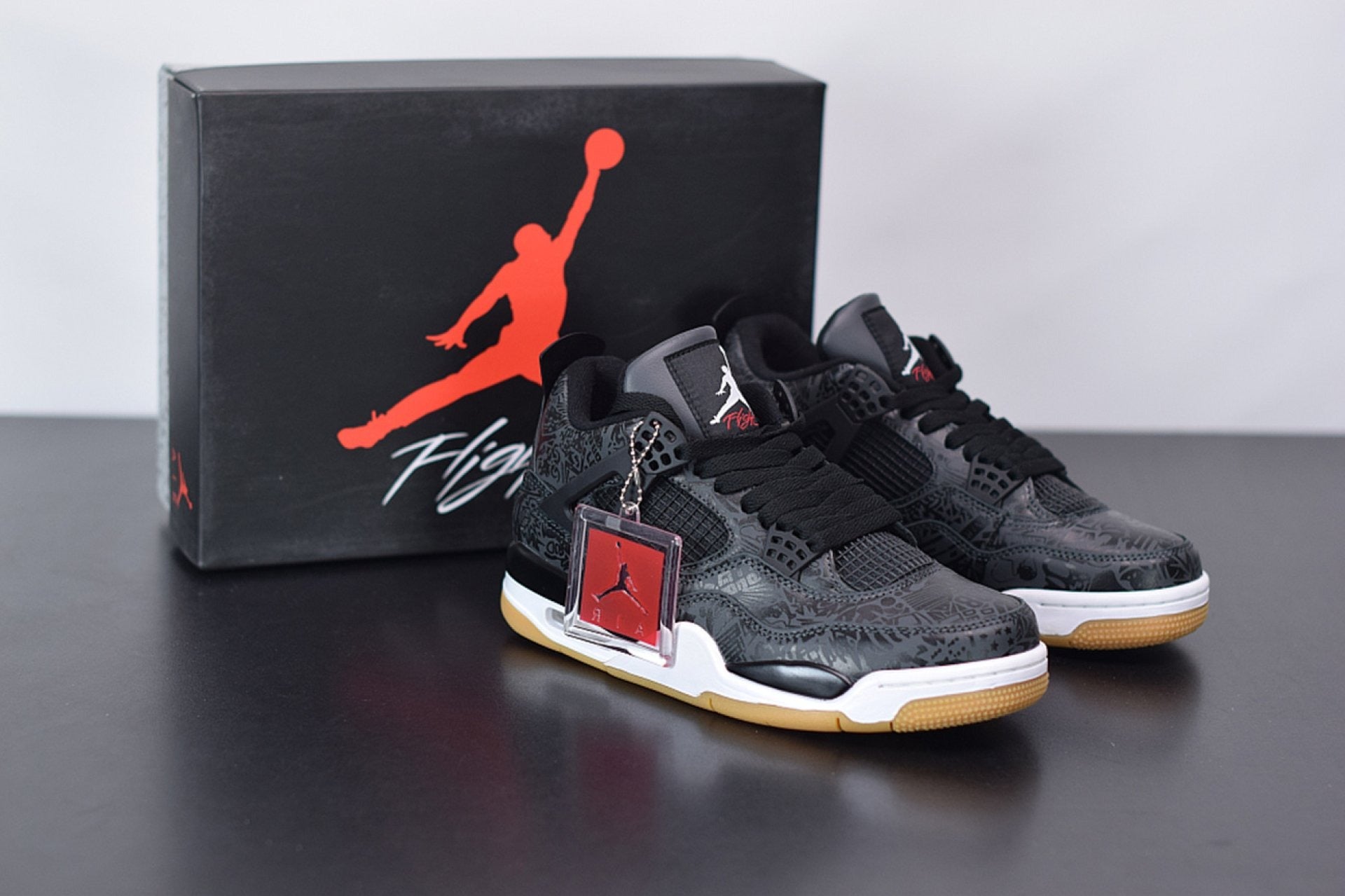 Air Jordan 4 Retro Laser Black Gum