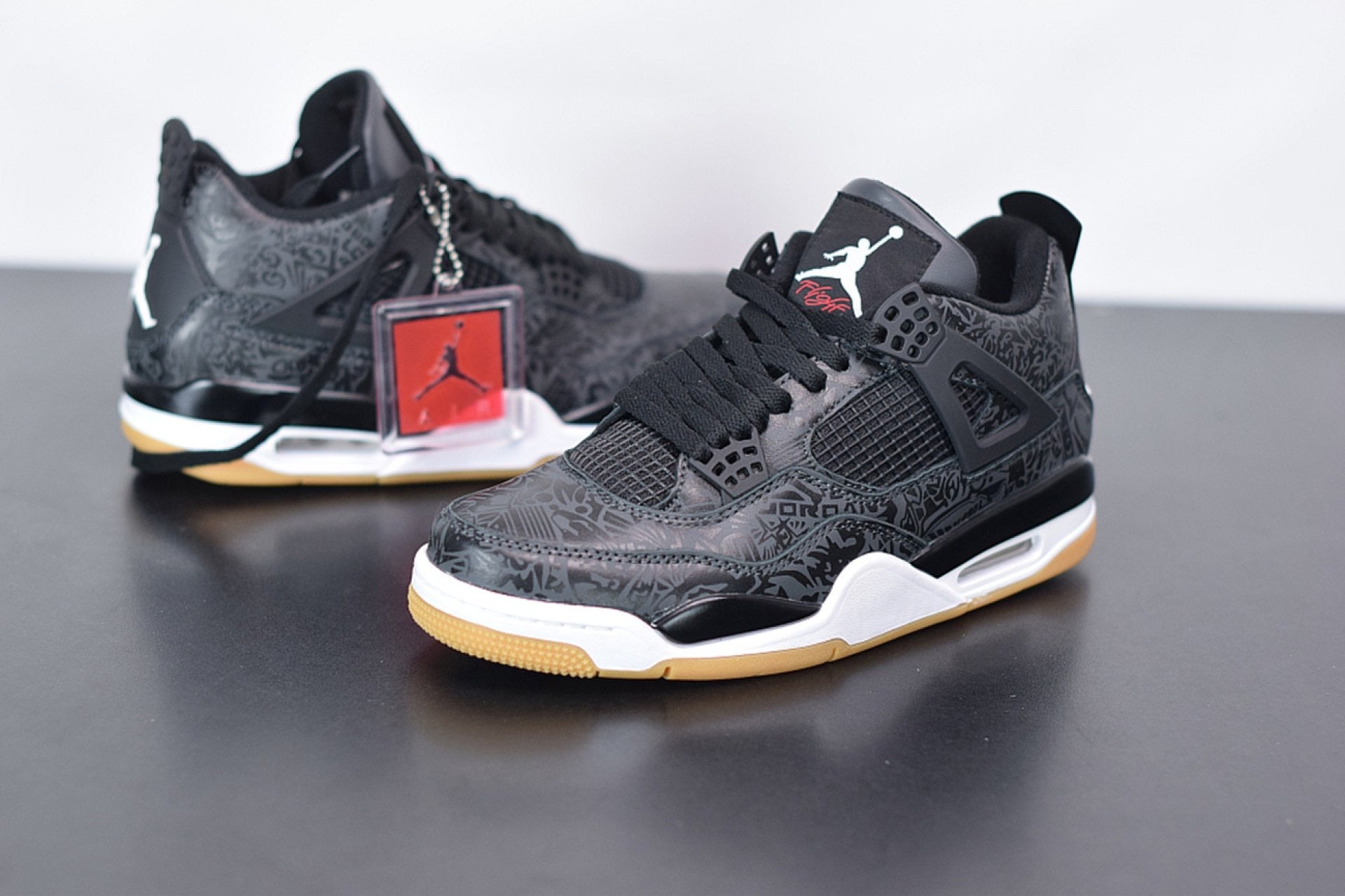 Air Jordan 4 Retro Laser Black Gum