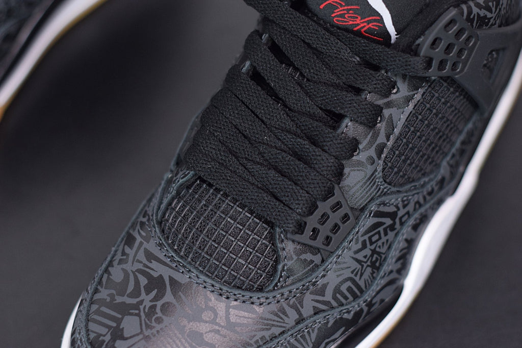 Air Jordan 4 Retro Laser Black Gum