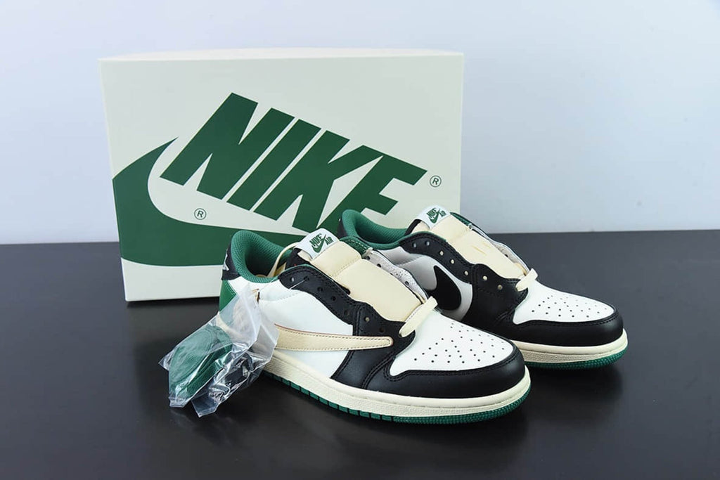 Travis Scott x Air Jordan 1 Low Black And Green DM7866-128