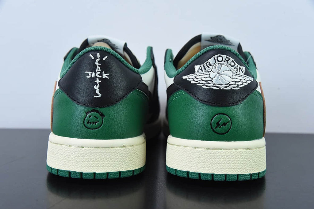 Travis Scott x Air Jordan 1 Low Black And Green DM7866-128