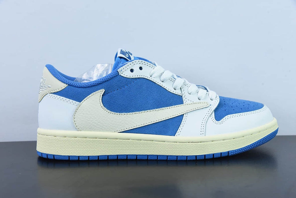 Travis Scott x Air Jordan 1 Low Fragment Design White Blue CQ4277-212