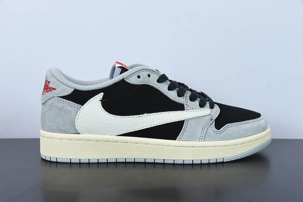 Travis Scott x Air Jordan 1 Low OG SP Grey Black Cream DM7866-001