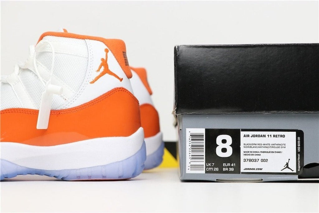 Air Jordan 11 ‘florida Gators’ White Orange Sneakers