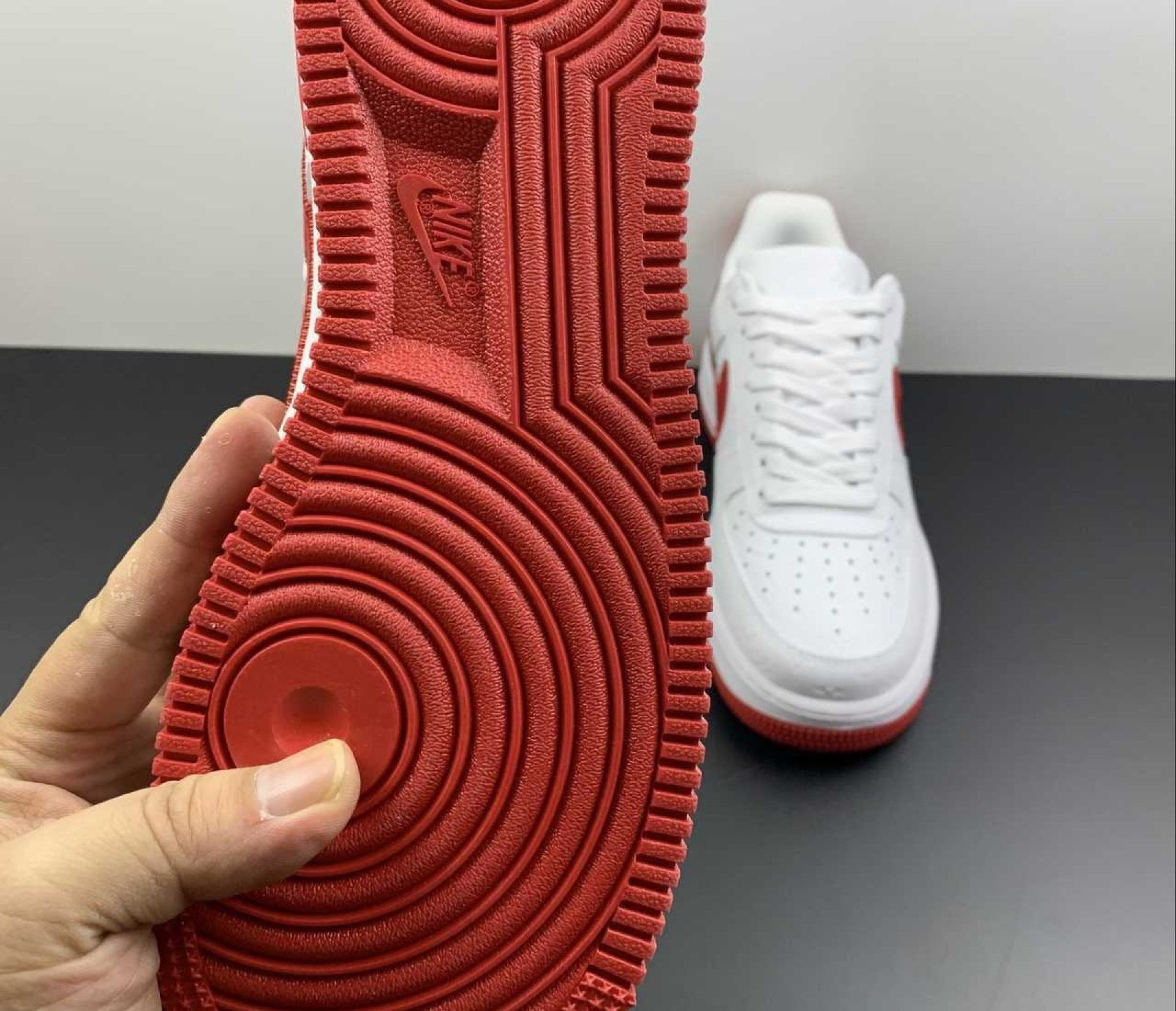 Air Force 1 Low Monogram White Red Off-White
