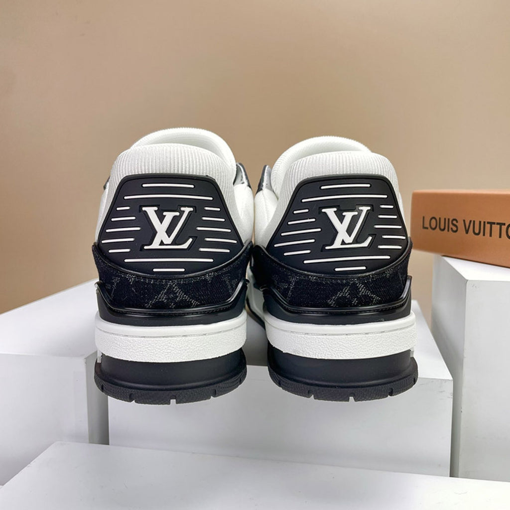 Luxury Virgil Trainer Sneakers White Black