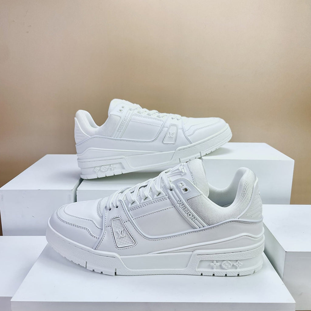 Luxury Virgil Trainer Sneakers White