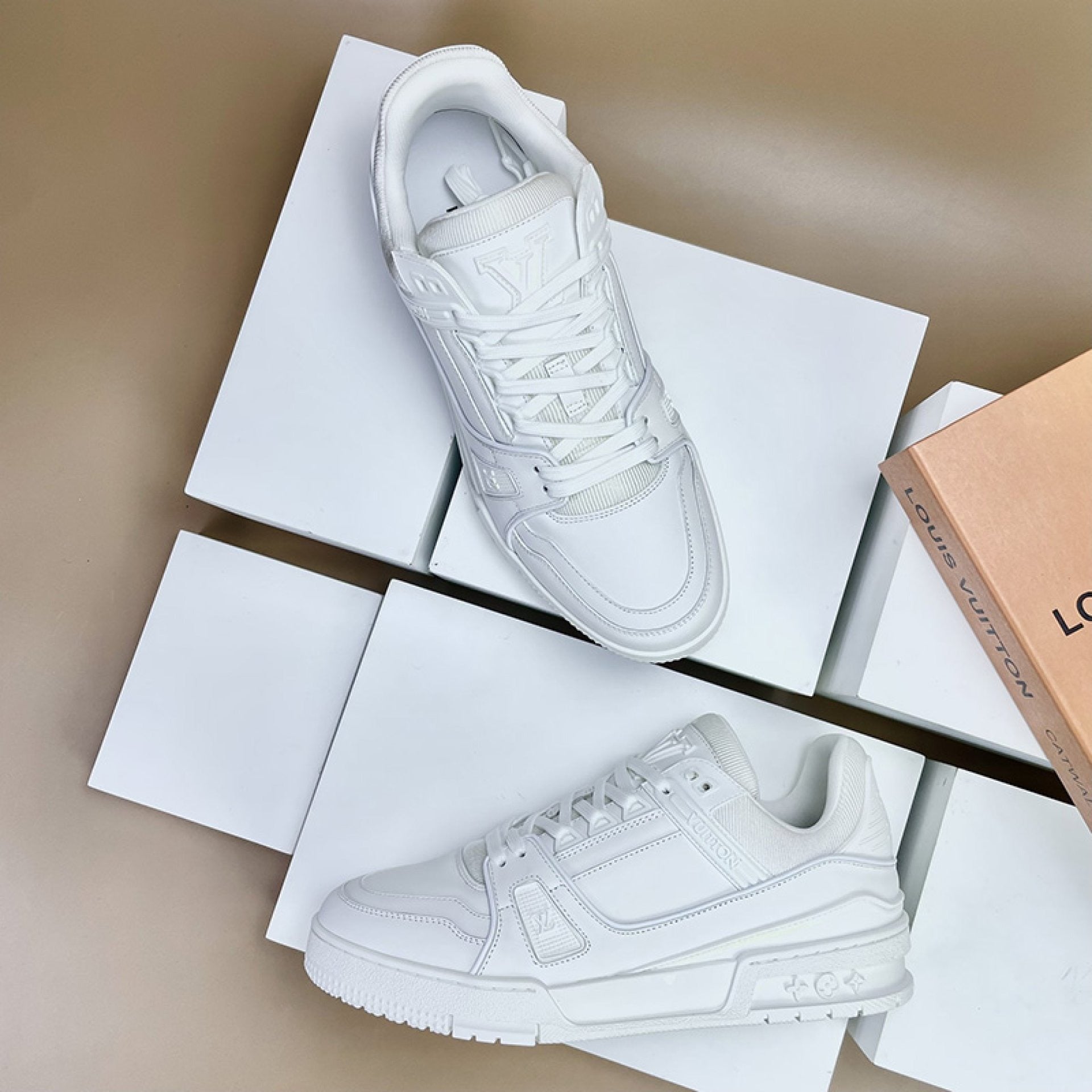 Luxury Virgil Trainer Sneakers White