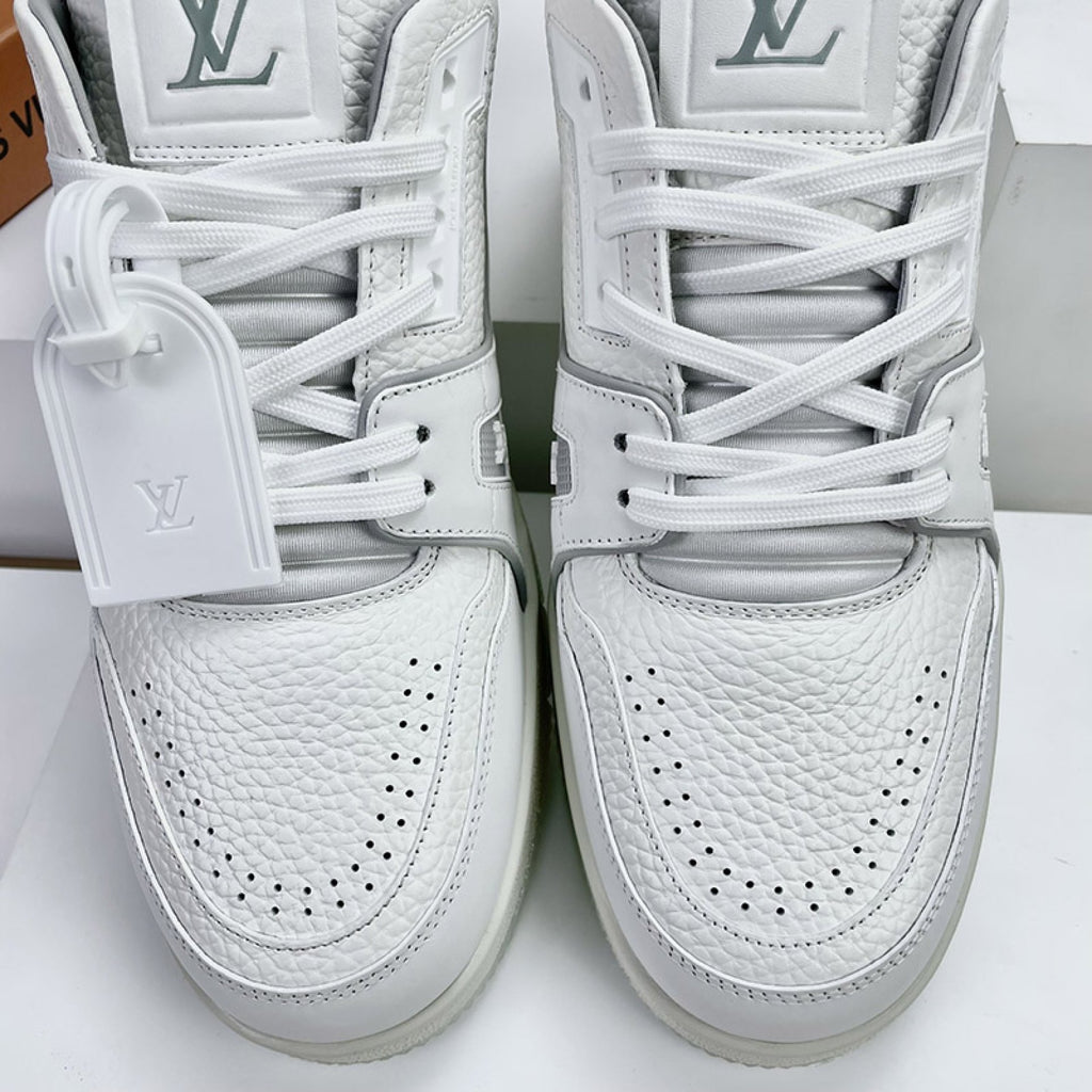 Luxury Virgil Trainer Sneakers White Signature