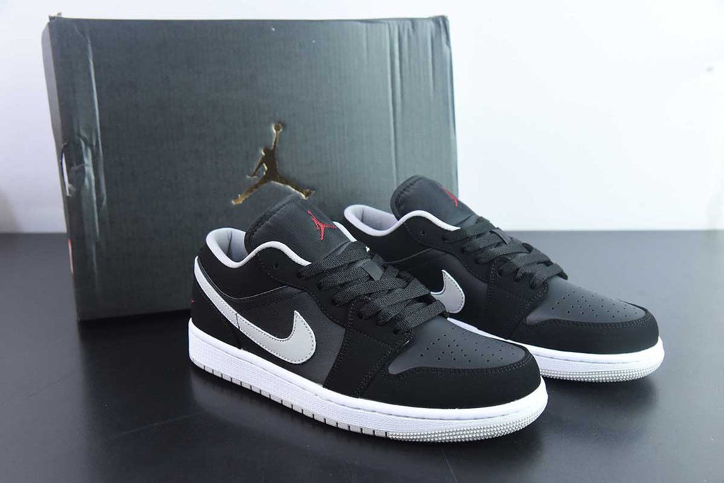 Air Jordan 1 Low Black Wolf Grey - Listinge