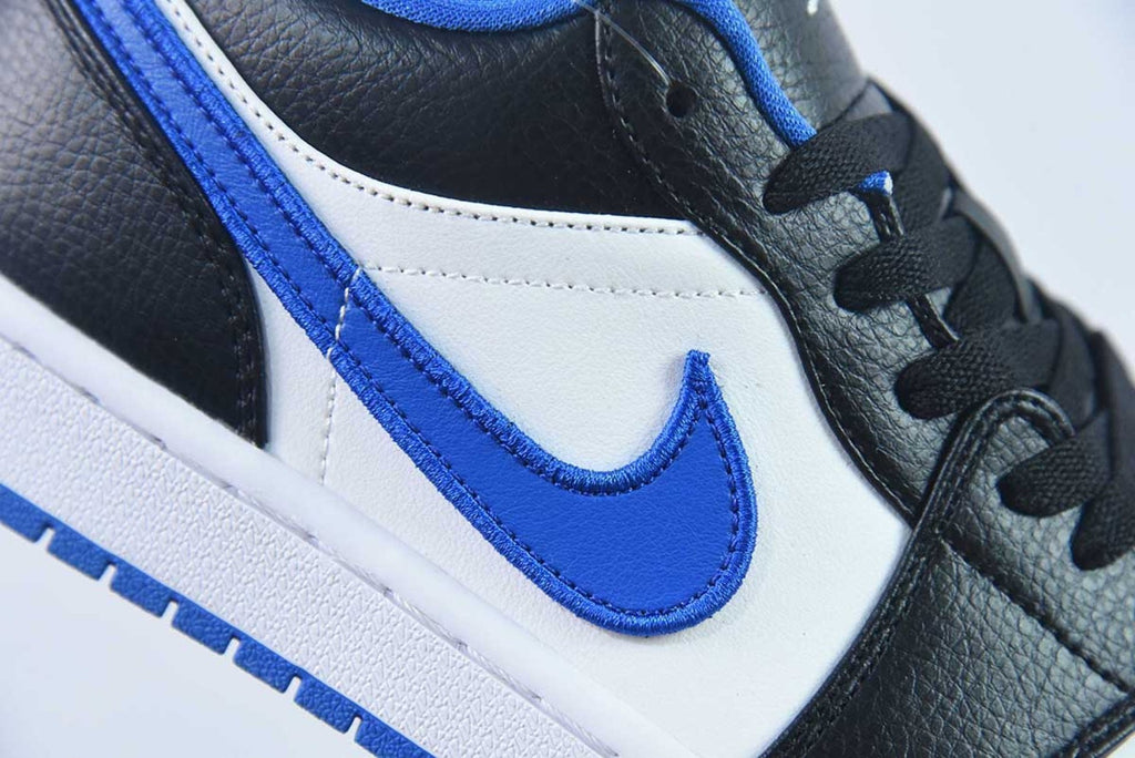 Air Jordan 1 Low Black Game Royal Metallic Platinum