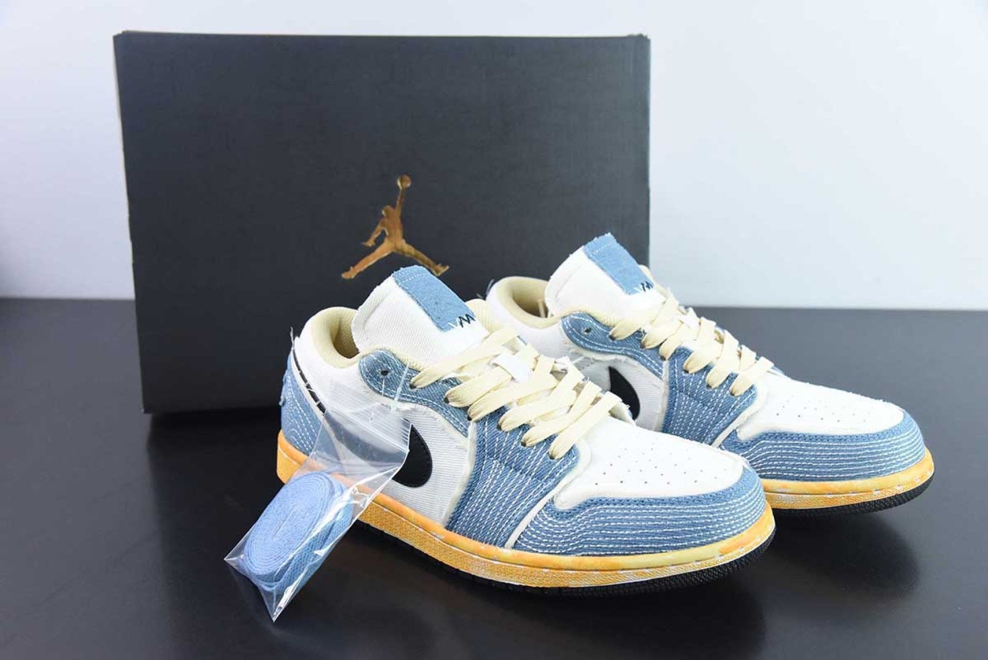 Air Jordan 1 Low SE WRMK Sashiko Denim