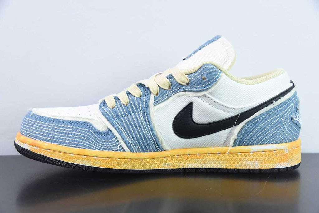Air Jordan 1 Low SE WRMK Sashiko Denim