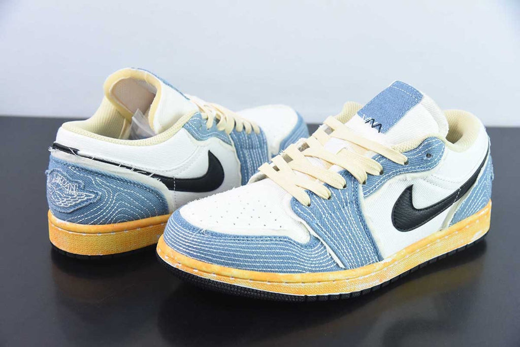 Air Jordan 1 Low SE WRMK Sashiko Denim