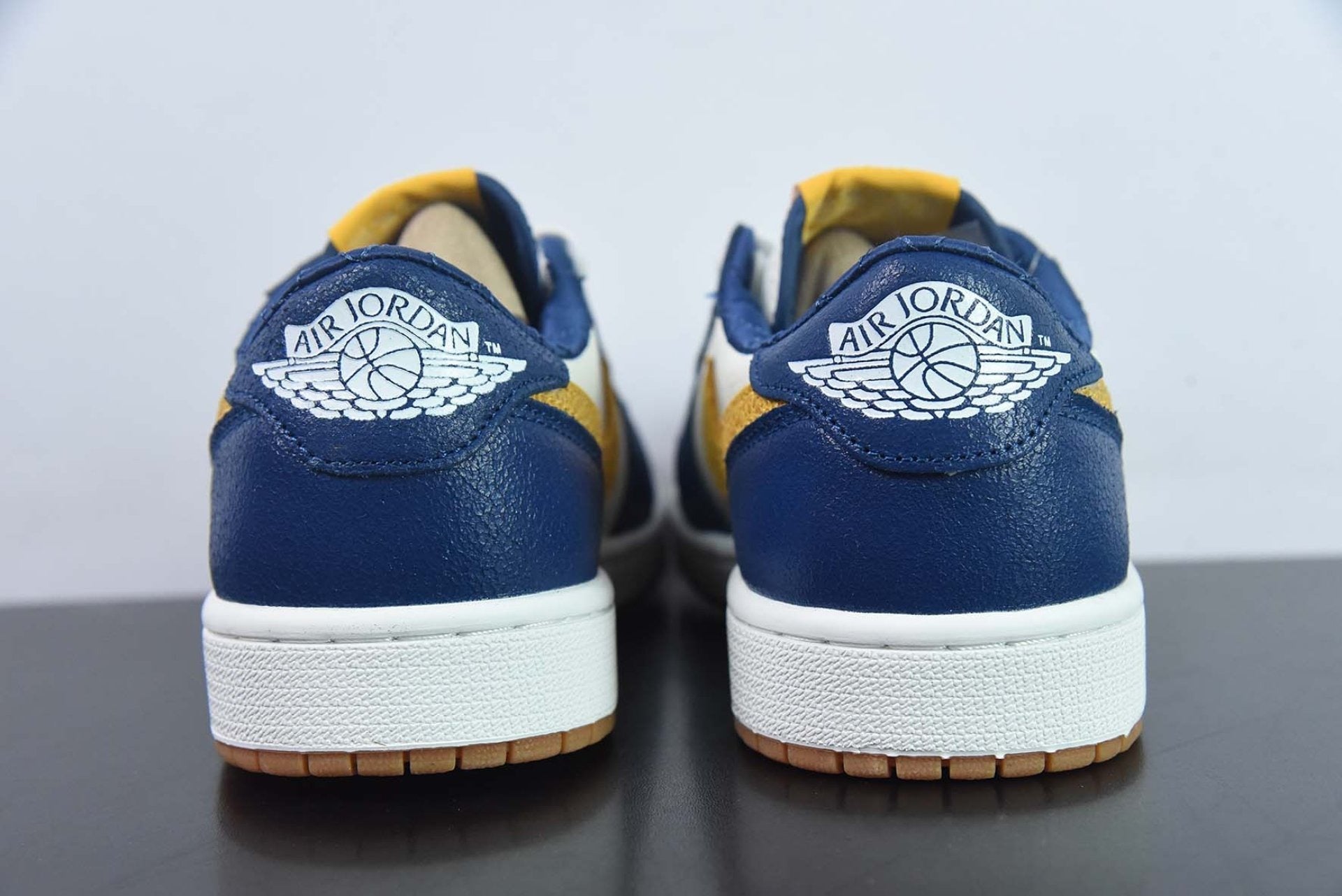 Air Jordan 1 Low OG “Marquette” PE Navy Blue White