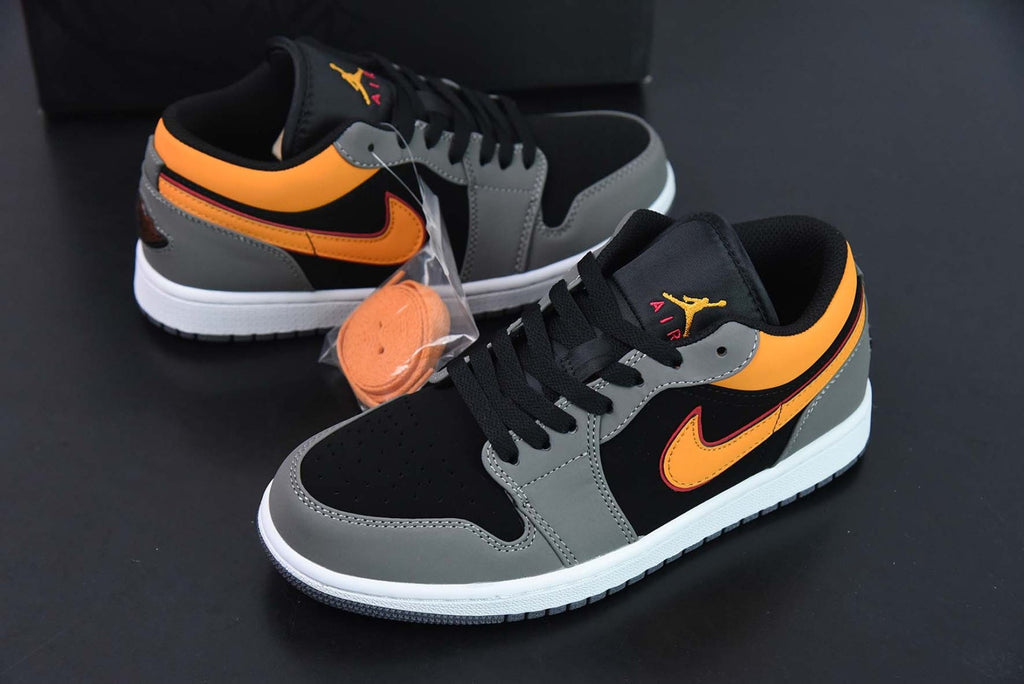 Air Jordan 1 Low SE Light Graphite Vivid Orange