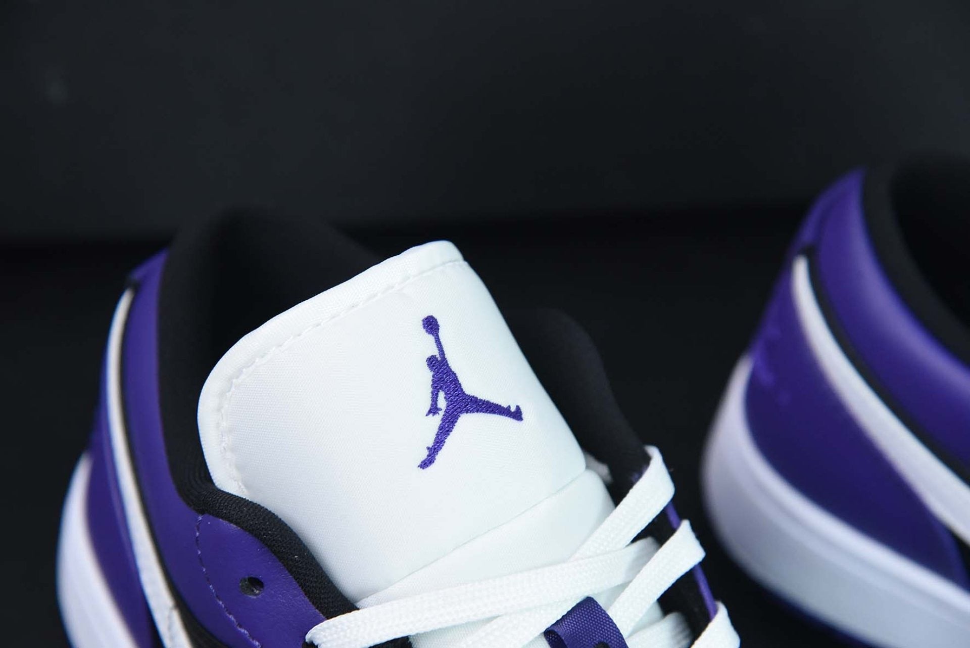 Air Jordan 1 Low Court Purple Black