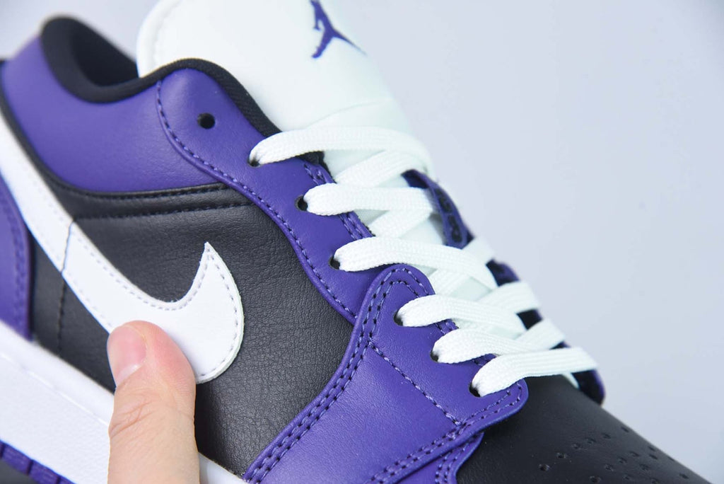 Air Jordan 1 Low Court Purple Black