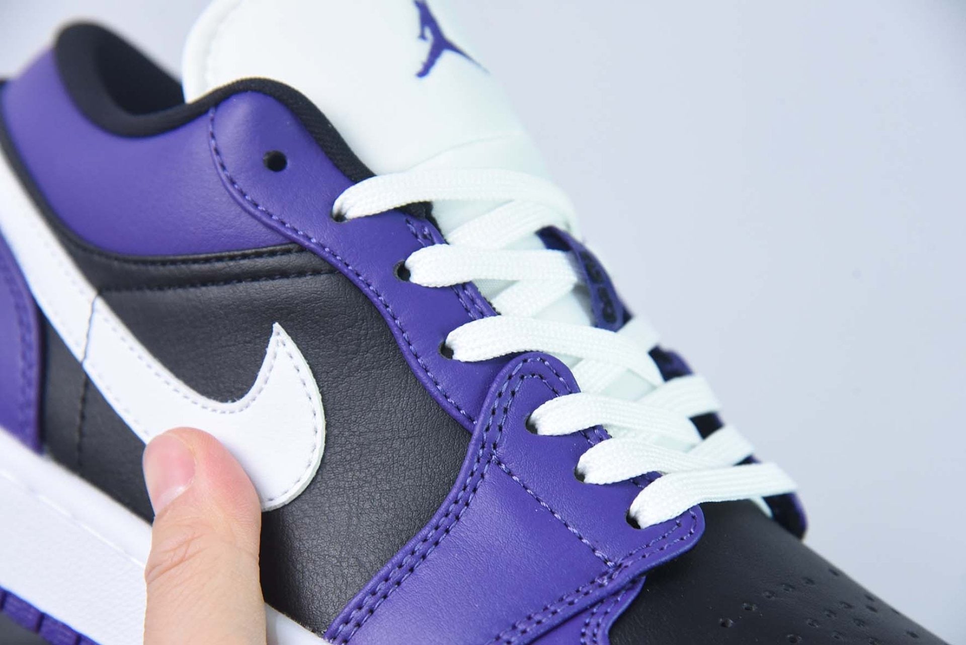 Air Jordan 1 Low Court Purple Black