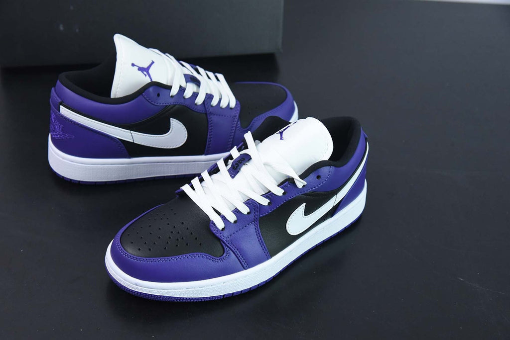 Air Jordan 1 Low Court Purple Black