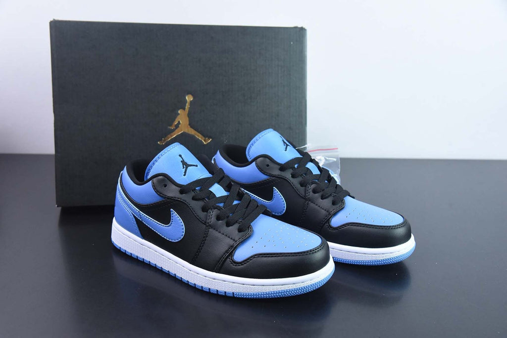 Air Jordan 1 Low Black University Blue