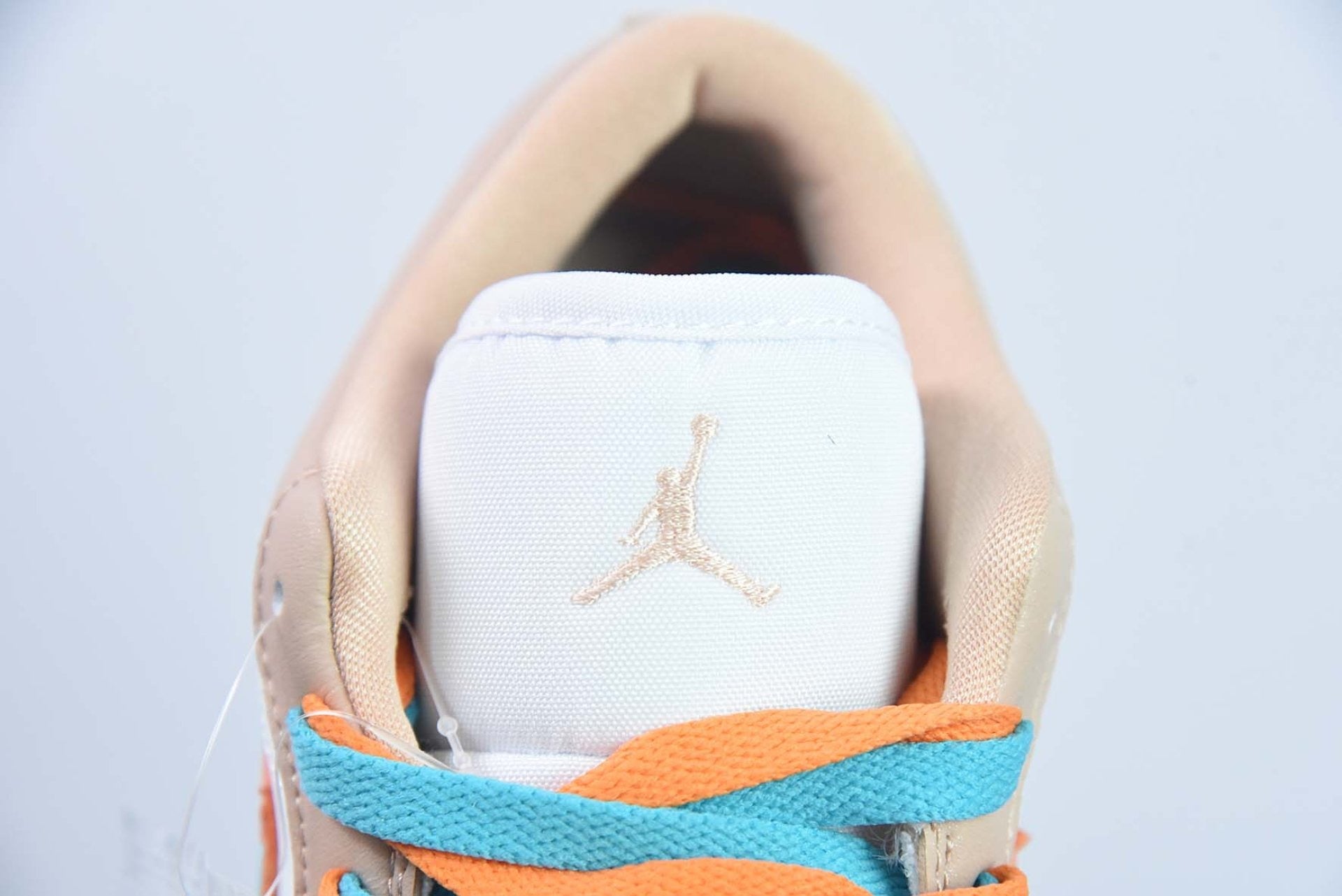 Custom Air Jordan 1 Low Sunset Haze White Bright Citrus