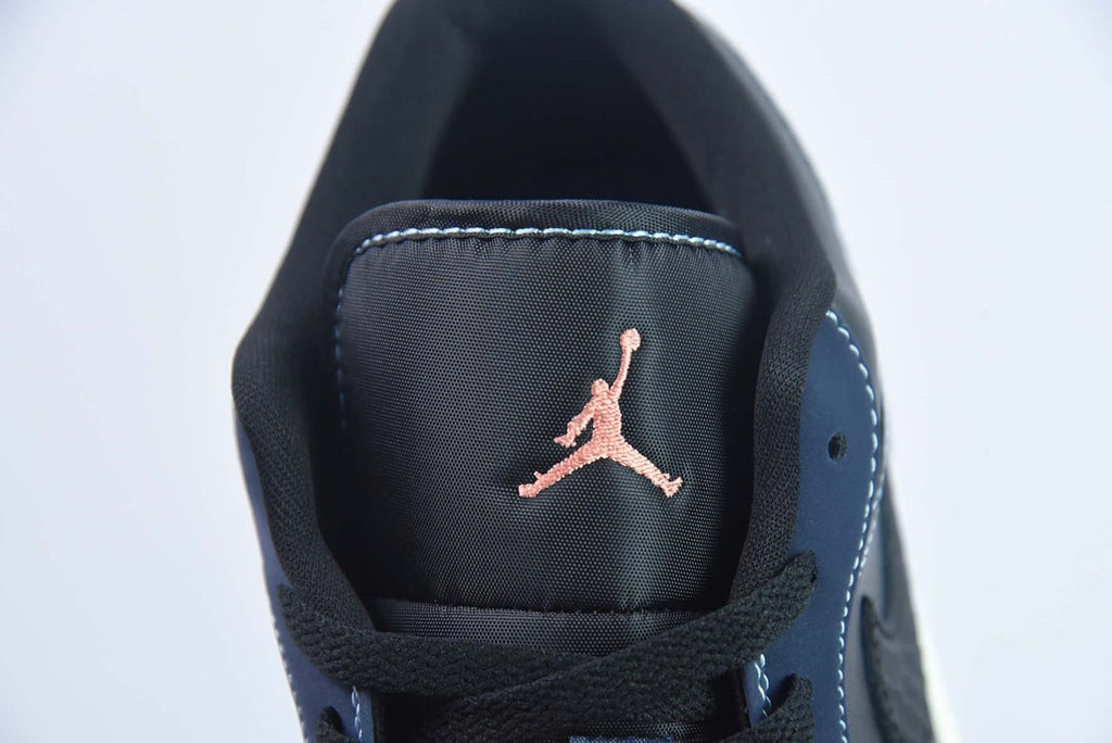 Air Jordan 1 Low Snakeskin Black White Midnight Navy FJ5478-010