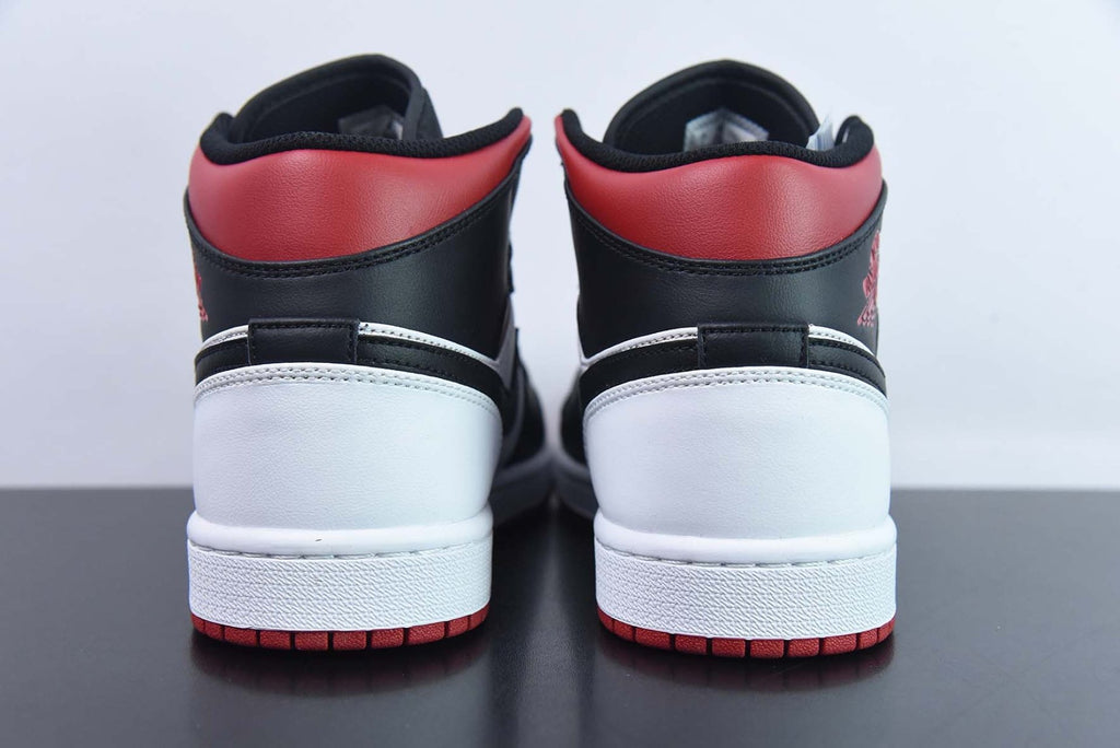 Air Jordan 1 Mid Gym Red Black Toe