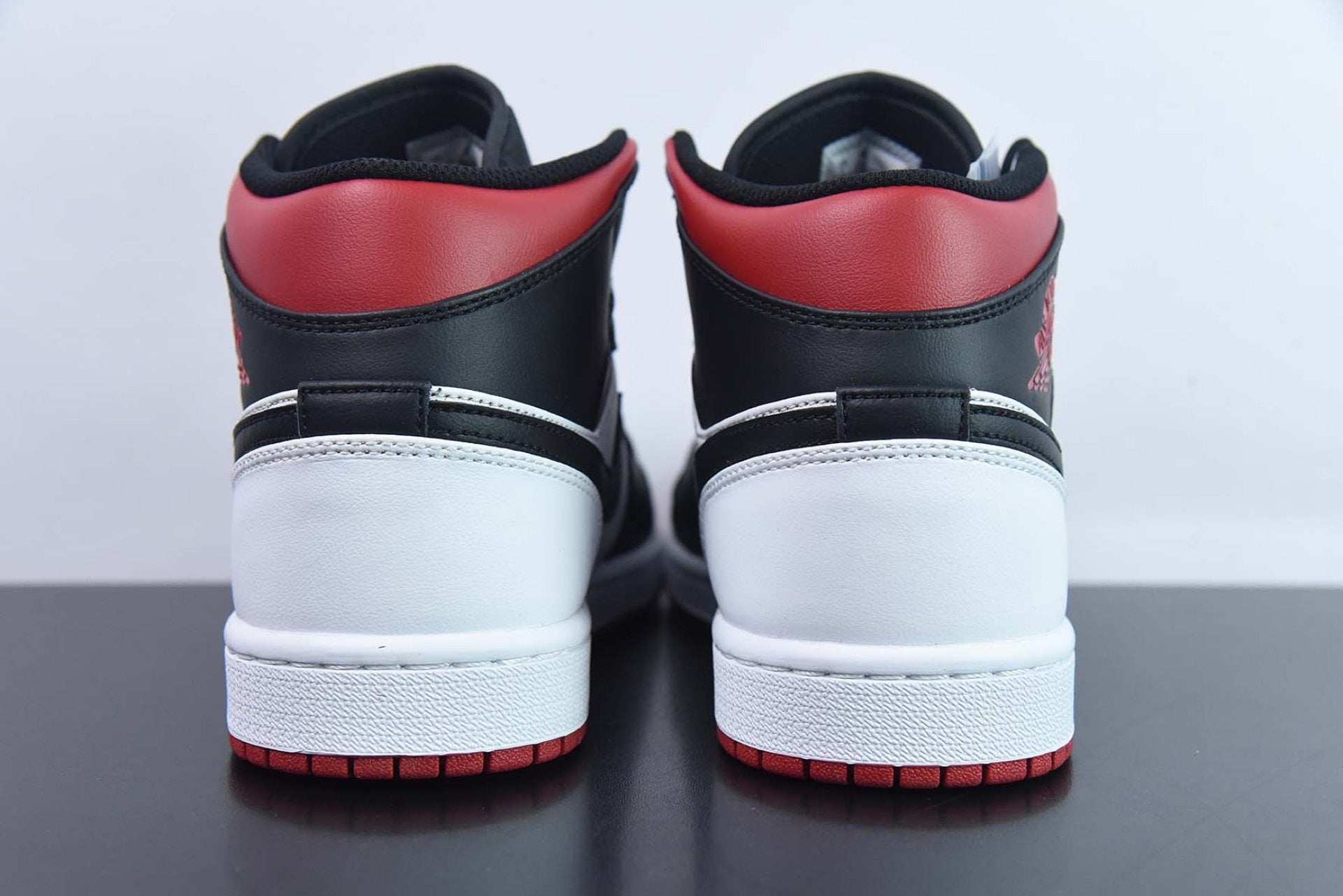 Air Jordan 1 Mid Gym Red Black Toe