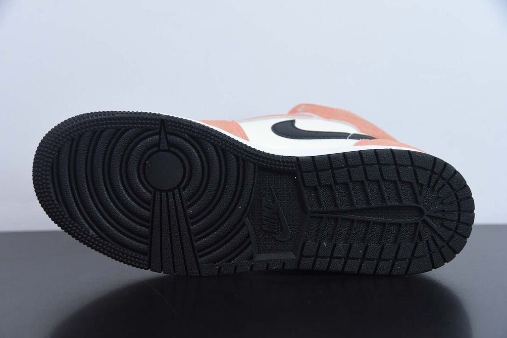 Air Jordan 1 Mid SE Orange Suede
