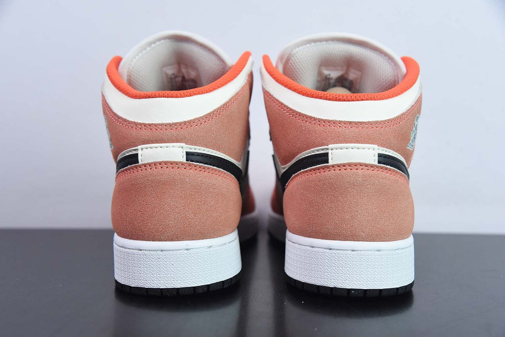 Air Jordan 1 Mid SE Orange Suede