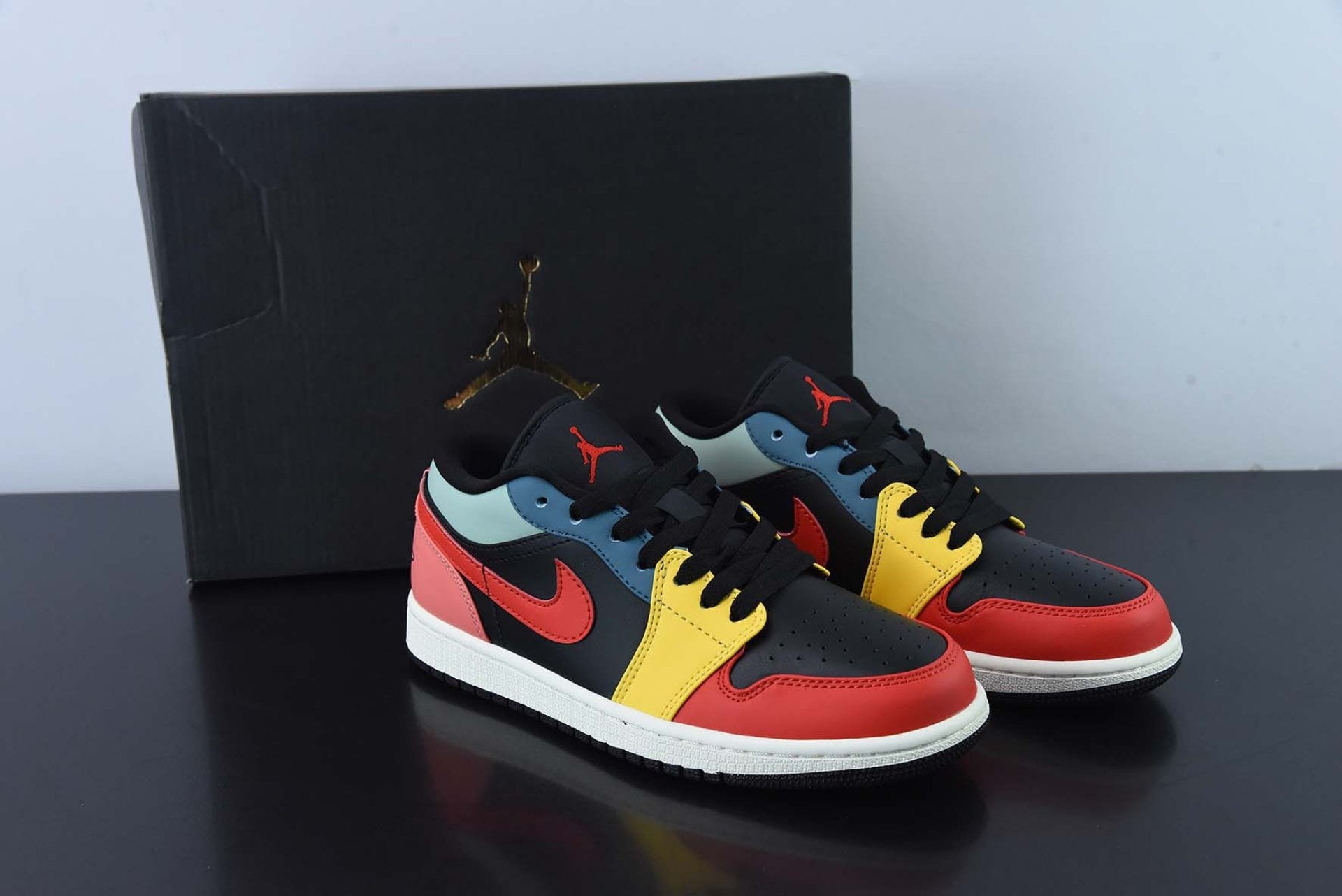 Air Jordan 1 Low SE Black Multi-Color