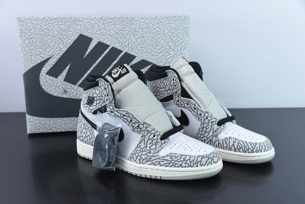 Air Jordan 1 Retro High OG White Cement