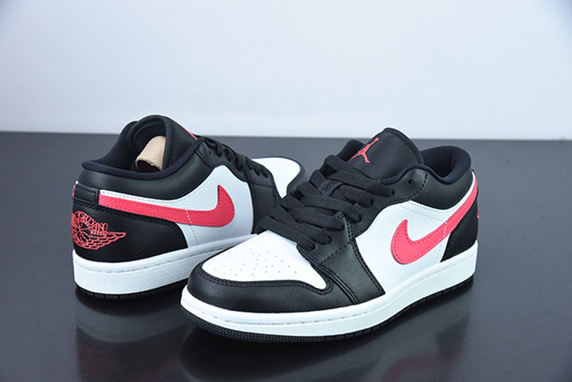 Air Jordan 1 Low Black Siren Red
