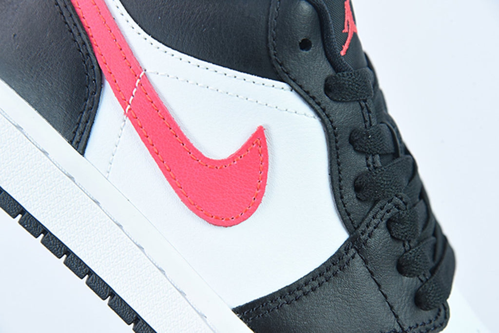 Air Jordan 1 Low Black Siren Red
